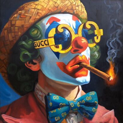 L\'illusione dorata - a Paint Artowrk by Luca Sabato